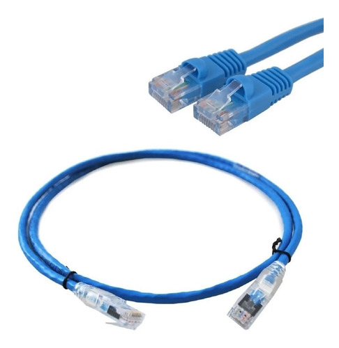 Cable De Red Amp Cat 6 Ponchado Patch Cord