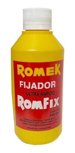 Fijador Romek P/blanco Y Negro 240ml (274)