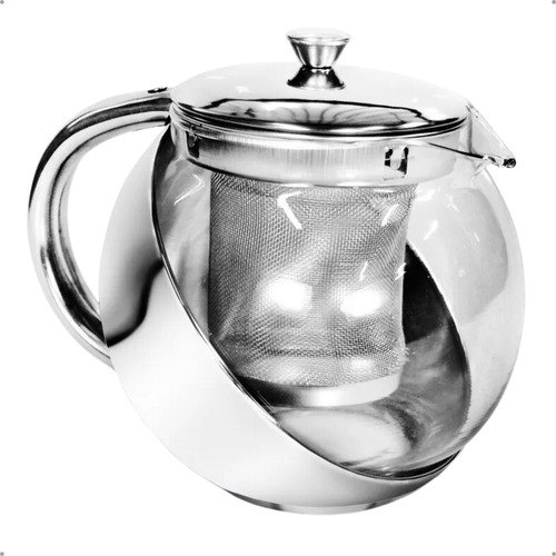 Jarra Infusora Inox Bule Com Coador P Chá Resistente 750 Ml