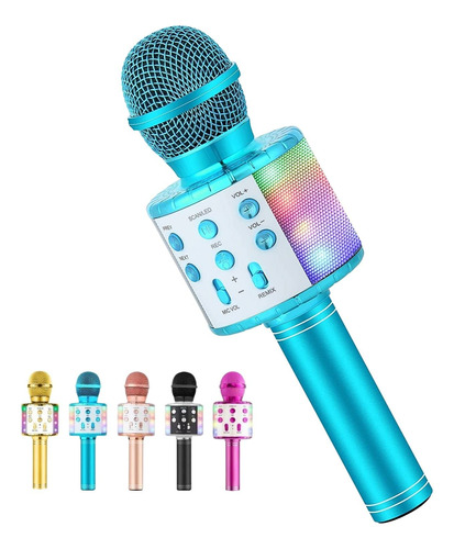 Microfono Karaoke Inalambrico Para Niño Cambiador Voz 5 1