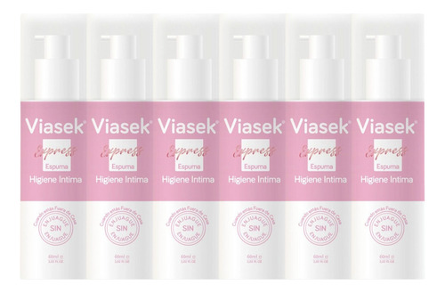 Combo X6 Viasek Espuma Express 60 Ml