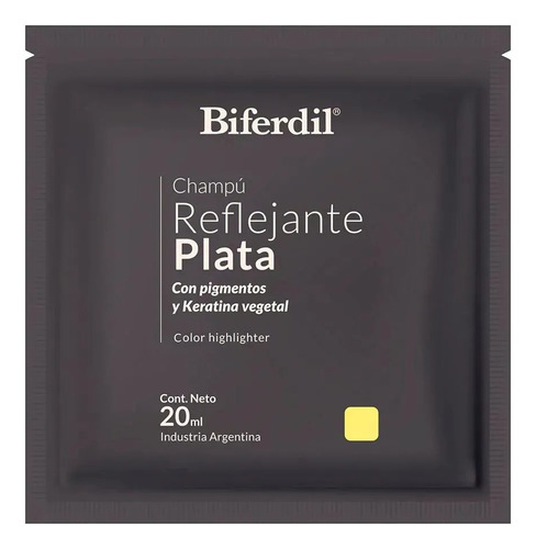 Shampoo Biferdil Reflejante Plata X 20 Ml