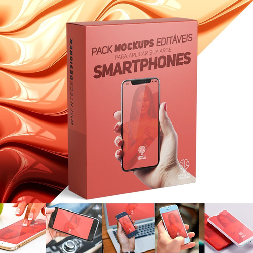 Pack Mockups Editáveis - Smartphones