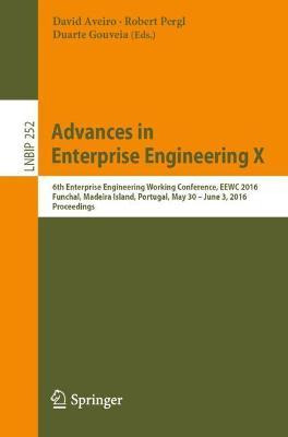 Libro Advances In Enterprise Engineering X - David Aveiro