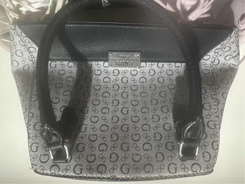 Bolsa Original De Dama Guess Negra Tipo Tote