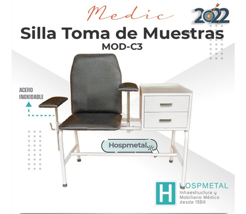 Silla Extracción Toma Muestras Mod-c3 