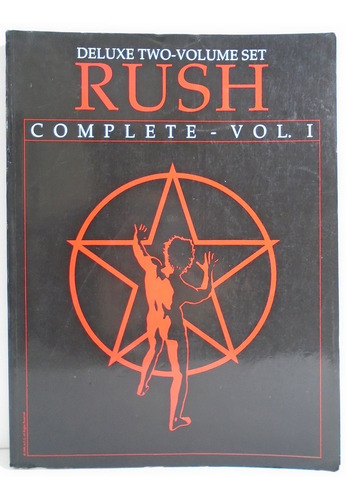 Rush Deluxe Two Volume Set Complete Vol. 1 Livro Partituras