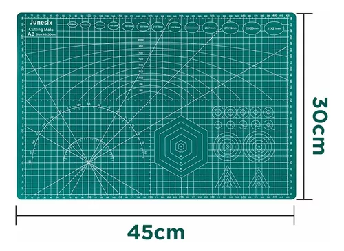 Corte Autorreparable Tapete: 24 X 36 Pulgadas, Verde, Grande, 5 Capas, De  Do