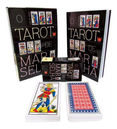 Tarot De Marselha Livro + Baralho 78 Cartas