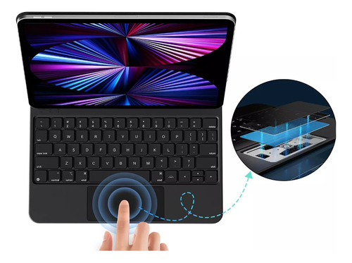 Teclado Magic Keyboard Español Para iPad 11th Generacion A16