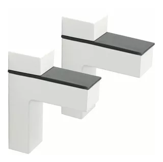 Alise 2 Pcs Adjustable Wood/glass Shelf Bracket Wall Mount H