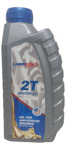 Aceite De Moto 2 Tiempos Lubrikon 946ml