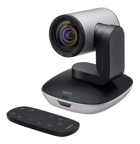 Cámara web Logitech PTZ Pro 2 Full HD 30FPS color gris/negro