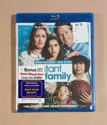 Instant Family (2018) -nueva/sellada- Blu-ray + Dvd Original