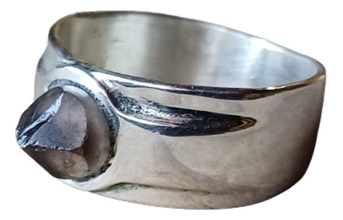 Anillo Cuarzo Ahumado Cuarzo Fume Plata 925 A Pedido