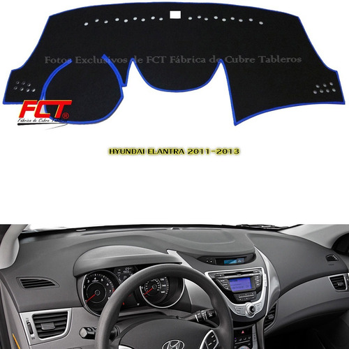 Cubre Tablero Hyundai Elantra 2011 2012 2013 Fabrica Fct