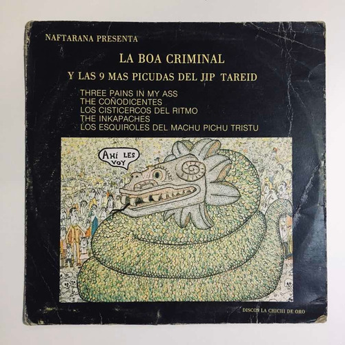 La Boa Criminal Lp Vinil Naftarana 1988