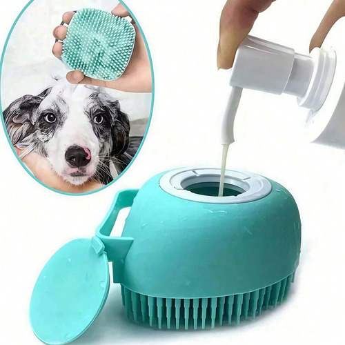 Cepillo Masajeador - Para Baño De Perros Y Gatos