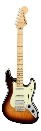 Guitarra eléctrica Fender Alternate Reality Series Sixty-Six down-sized jazz bass de fresno 3-color sunburst brillante con diapasón de arce