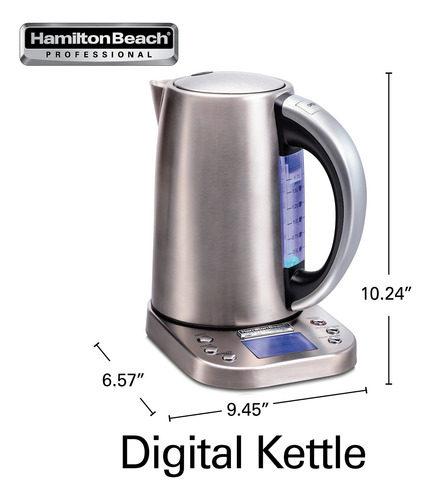 Tetera Digital Hamilton Beach Con 6 Ajustes De Temperatura