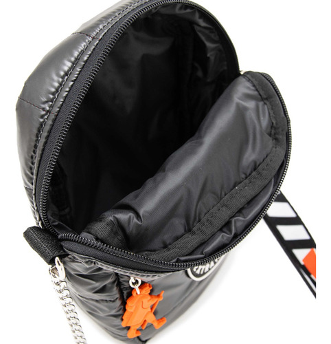 Imagen 4 de 10 de Bandolera San Luis Pop Cadenas Negro