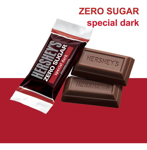 Hershys - Barra De Caramelo Especial De Chocolate Negro Cero