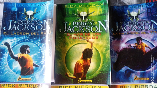 Saga Percy Jackson. Rick Riordan. 6 Libros FĂsicos Nuevos