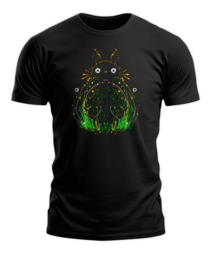 Polera Gustore De Totoro Lineas Brillantes
