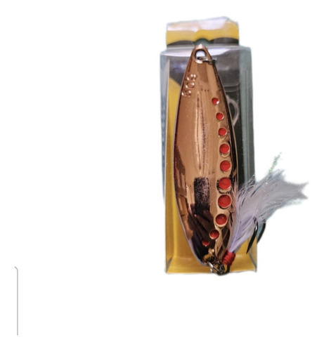 Señuelo Chispa Boajia 60g/9cms Dorada Punto Rojo