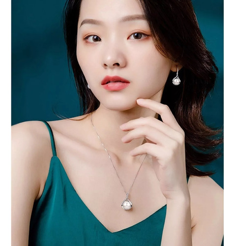 Collares De Bisuteria Mujer Pearl Joyas Aretes Artesanal