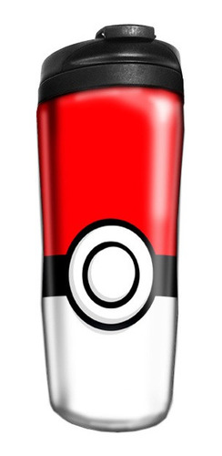 Imagem 1 de 3 de Copo Térmico Anime Pokemon Pokebola