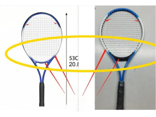 ¡ Raqueta De Tenis Raqueta De Tenis Pelota Y Base De 53 Cm