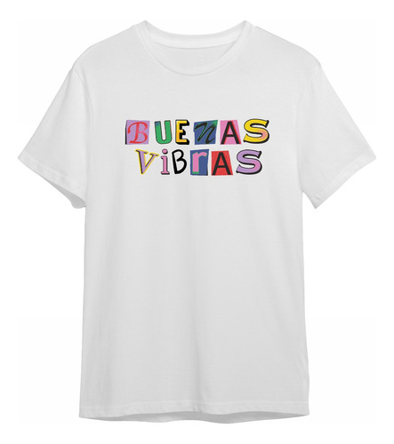 Camiseta J Balvin Buenas Vibras Personalizada Sublimada 