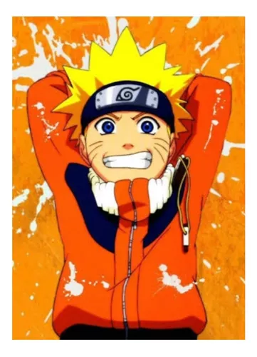 Naruto 2 (25 x 35 cm) - 100% Diamantes (Quadrado) - Pronta Entrega - K