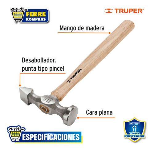 Martillo Desabollador 11 Oz Tipo Cincel,