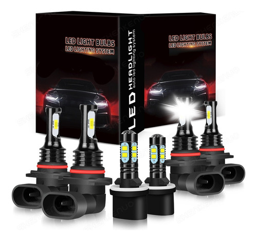 Kit De Focos Led Para Chevy Silverado 1500 2500 2001 02 99