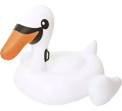 Hungdao Flotador inflable gigante de 4 pies para piscina, enorme pato de goma divertido inflable grande para verano, playa, piscina, decoración de fiesta (1 paquete, auriculares