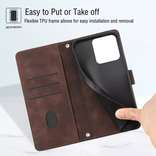 ( Funda Tipo Cartera Con Tapa En Relieve Para Xiaomi Redmi 10c