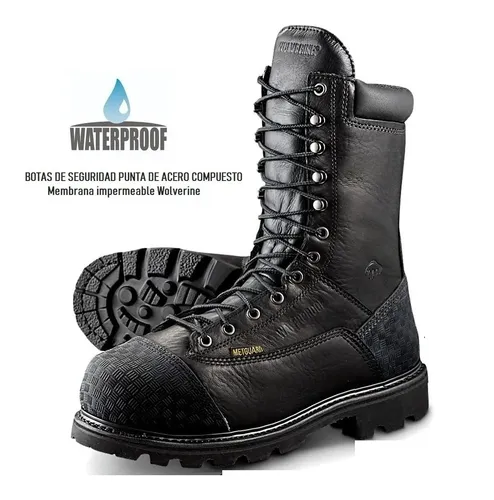 Botas Wolverine Lewis Impermeable Punta De Acero Compuesto