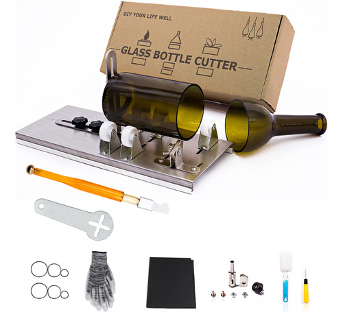 Cortador De Botellas De Cristal Kit Mejorado Para Cortar Bot