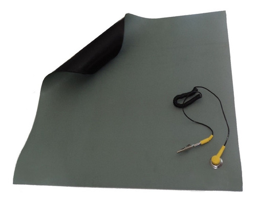 Manta Antiestatica Cinza Duas Camadas Statron Esd 2000x600mm