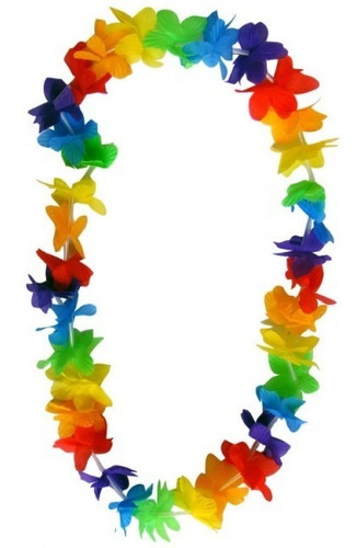 Imagen 7 de 9 de Collar Hawaiana Hora Loca Neon