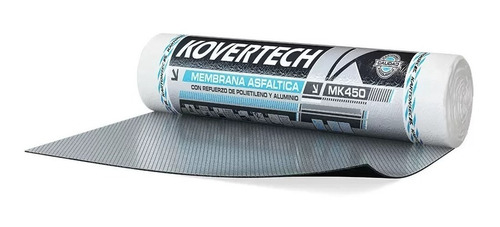 Membrana Kovertech Mod. Tradicional 40kg Aluminio Rollo 10m2