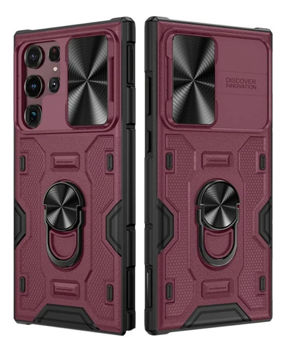 Forro Funda Case Para Samsung S22 Ultra Burgundy Nuevo