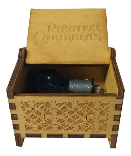 Caja Musical De Cuerda Piratas Del Caribe De Colección