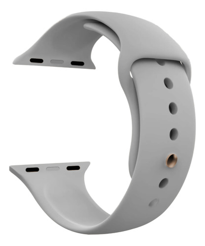 Malla Smart Watch 42 44 Mm Silicona Gris 4.2 Cm