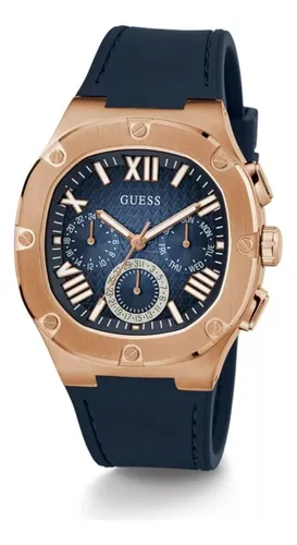 Reloj guess hombre azul y dorado sale