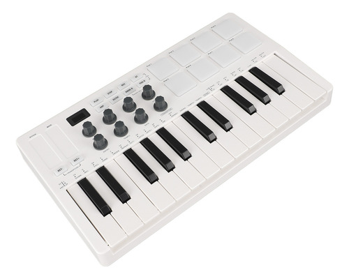 Controlador De Teclado Midi Usb 25 Key Control 8 Mpc Beat Pa