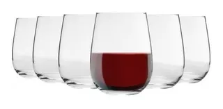 Set 6 Vasos 475ml Agua Vino Bebidas Linea Lav Gaia