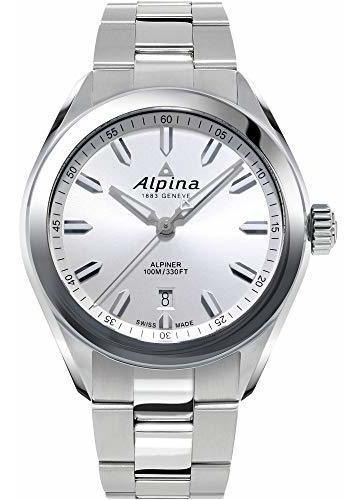 Reloj Alpina Alpiner Para Hombre Al-240ss4e6b De Cuarzo